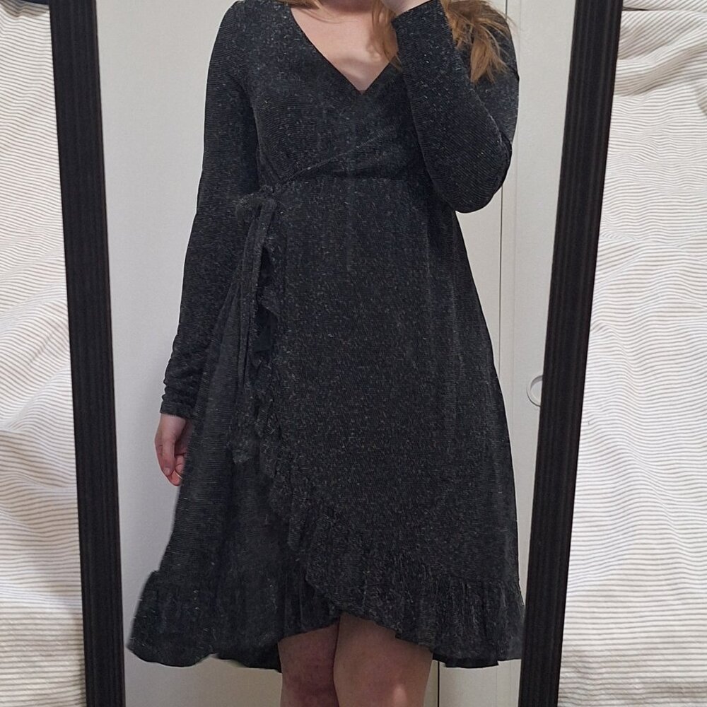 H&M Black Sparkle Dress